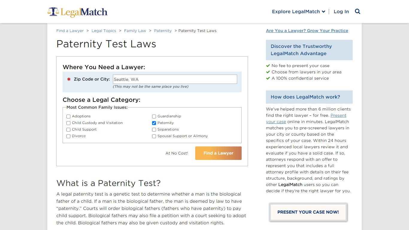 Paternity Test Laws | LegalMatch